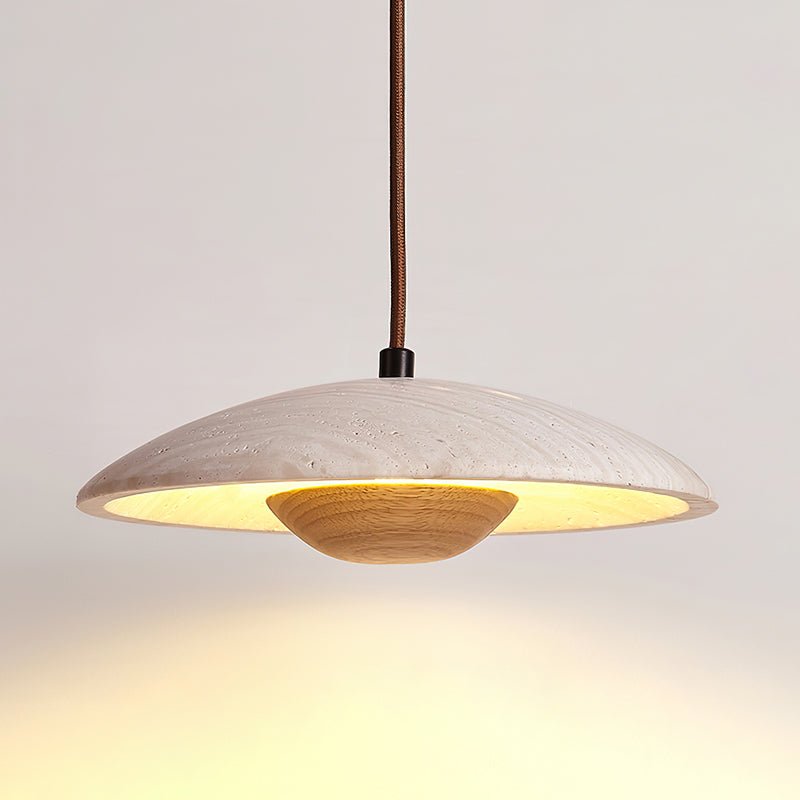 Solara Wood Drop light Pendant Lamp