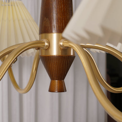 Pleated Electrolier Chandelier