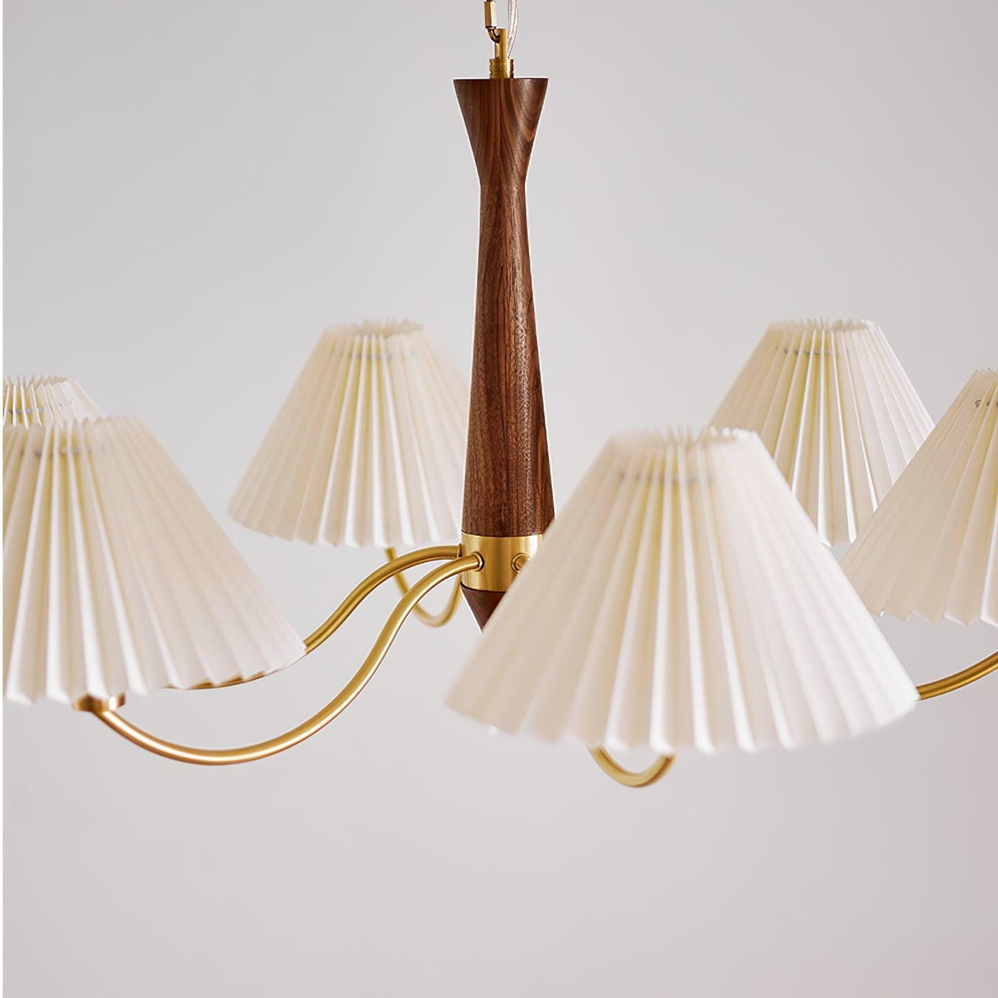 Pleated Electrolier Chandelier