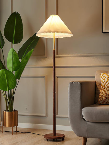 Pleated Tall Lamp Floor Lamp