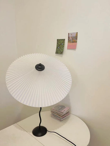 Pleated Hat Portable lamp Table Lamp