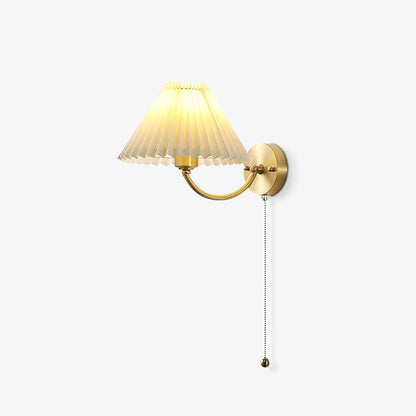 Pleated Lamp bracket Wall Lamp