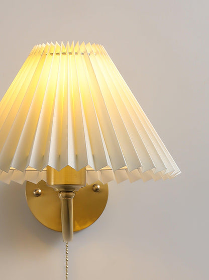 Pleated Lamp bracket Wall Lamp