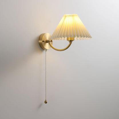 Pleated Lamp bracket Wall Lamp