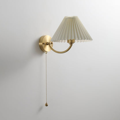 Pleated Lamp bracket Wall Lamp