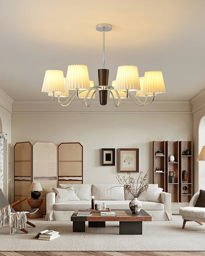 Plisse Candelabrum Chandelier