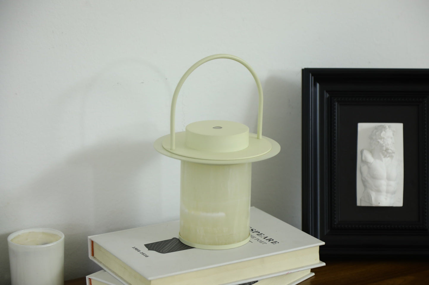 Pod Portable Rechargeable Alabaster Table Lamp