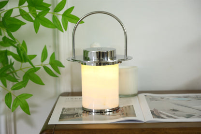 Pod Portable Rechargeable Alabaster Table Lamp