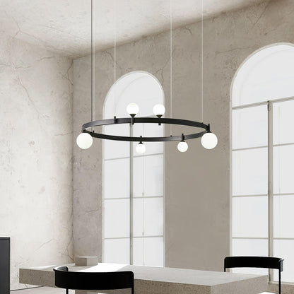 Pomi Round Crown Chandelier