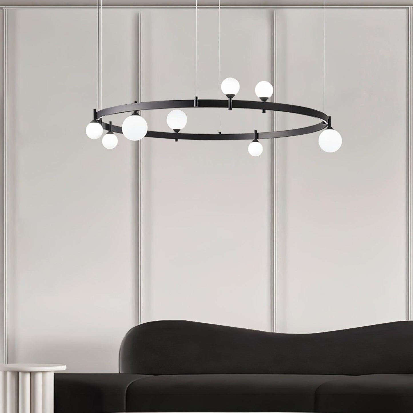 Pomi Round Crown Chandelier