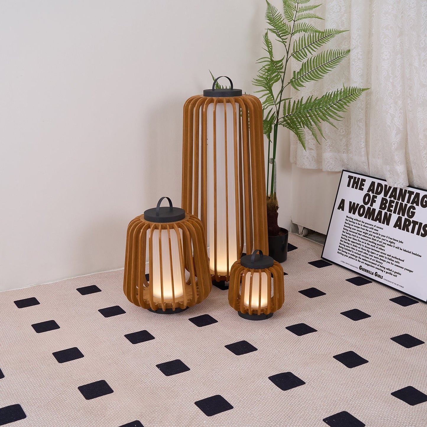 Portable Lantern Post light Outdoor Light