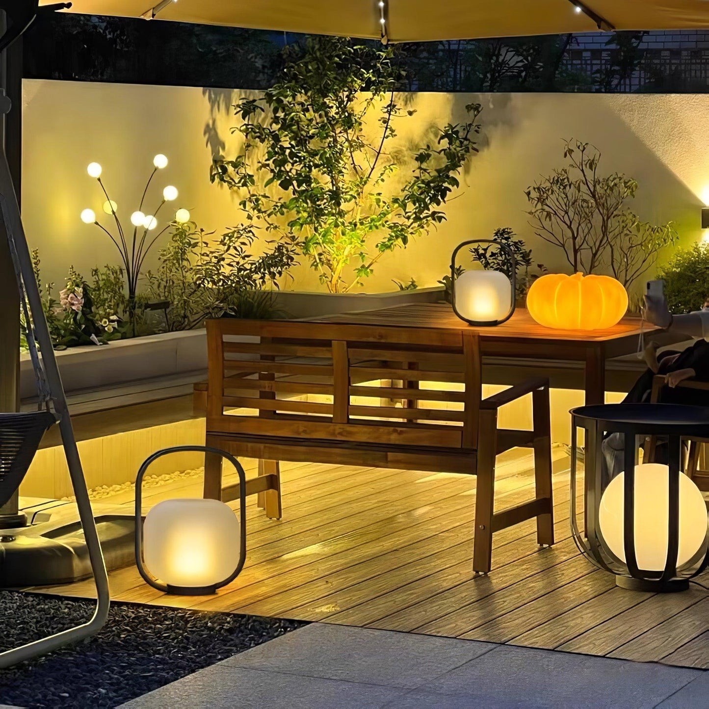 Portable Lantern Outdoor Side table lamp Table Lamp