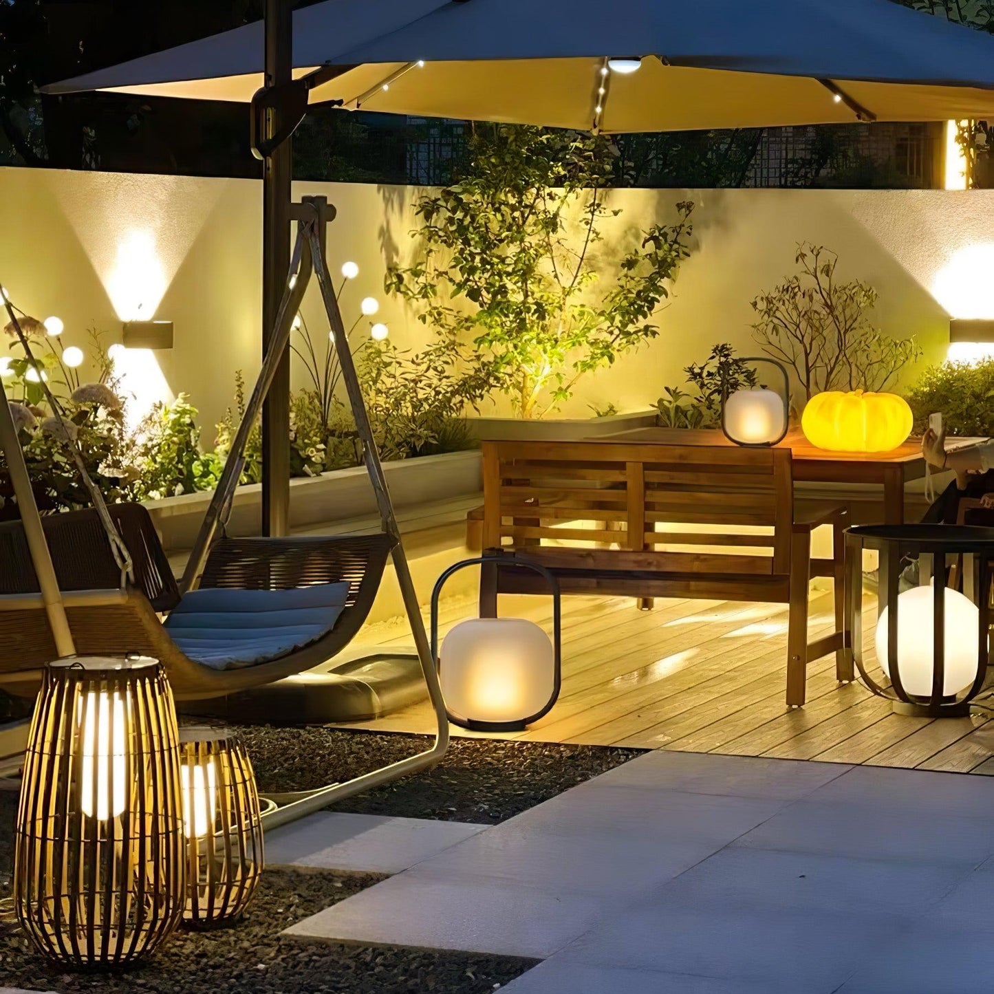 Portable Lantern Outdoor Side table lamp Table Lamp