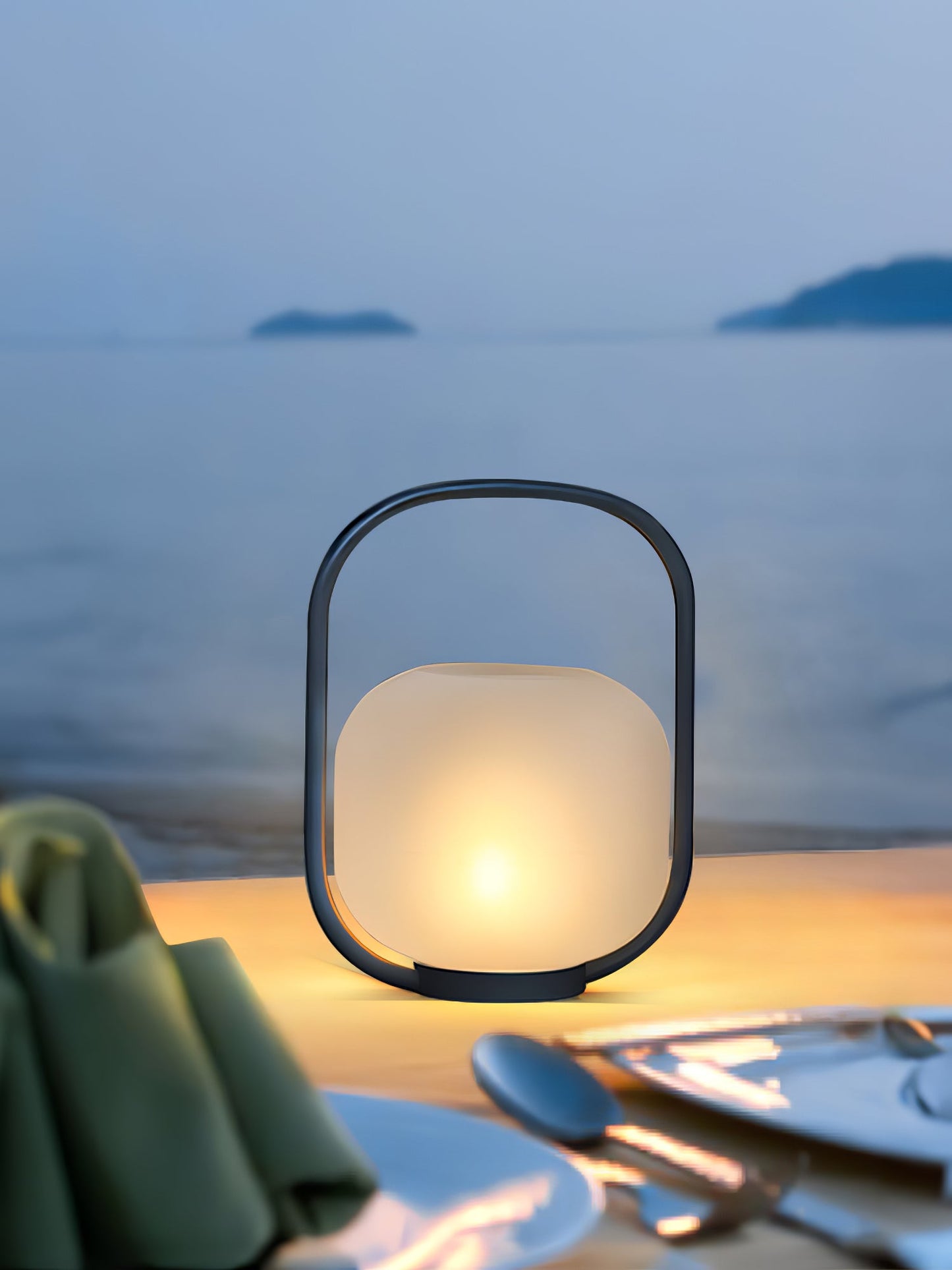 Portable Lantern Outdoor Side table lamp Table Lamp