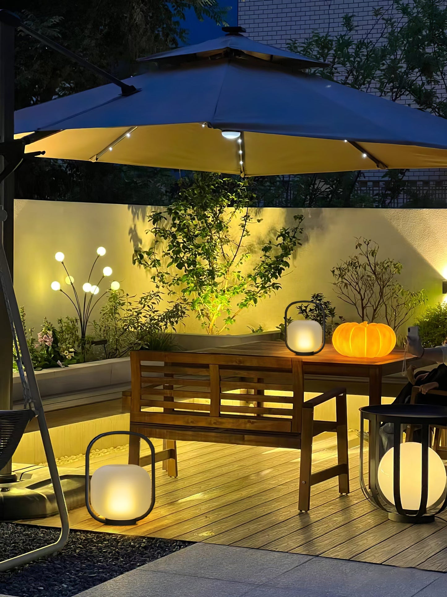 Portable Lantern Outdoor Side table lamp Table Lamp