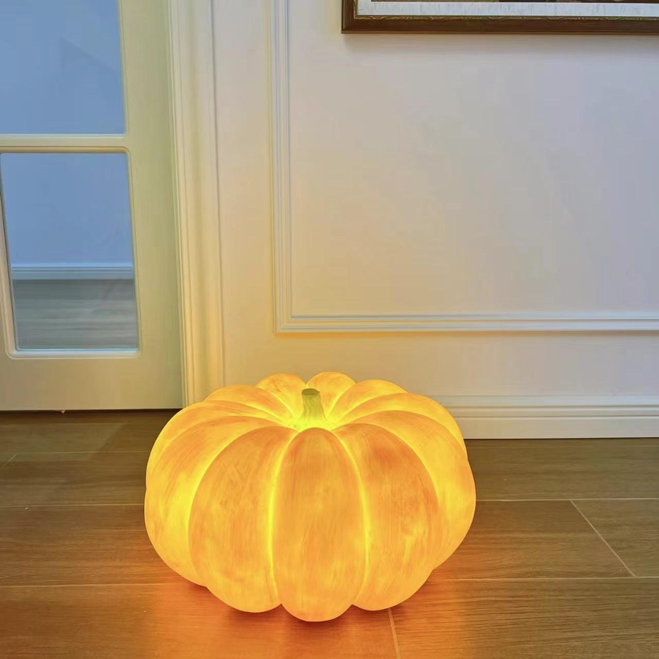 Portable Pumpkin Built-in Battery Bedside lamp Table Lamp