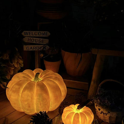 Portable Pumpkin Built-in Battery Bedside lamp Table Lamp