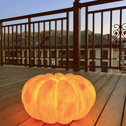 Portable Pumpkin Built-in Battery Bedside lamp Table Lamp