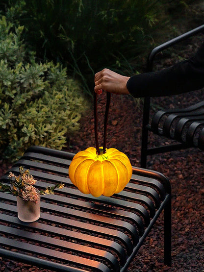 Portable Pumpkin Built-in Battery Bedside lamp Table Lamp