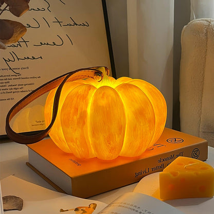 Portable Pumpkin Built-in Battery Bedside lamp Table Lamp