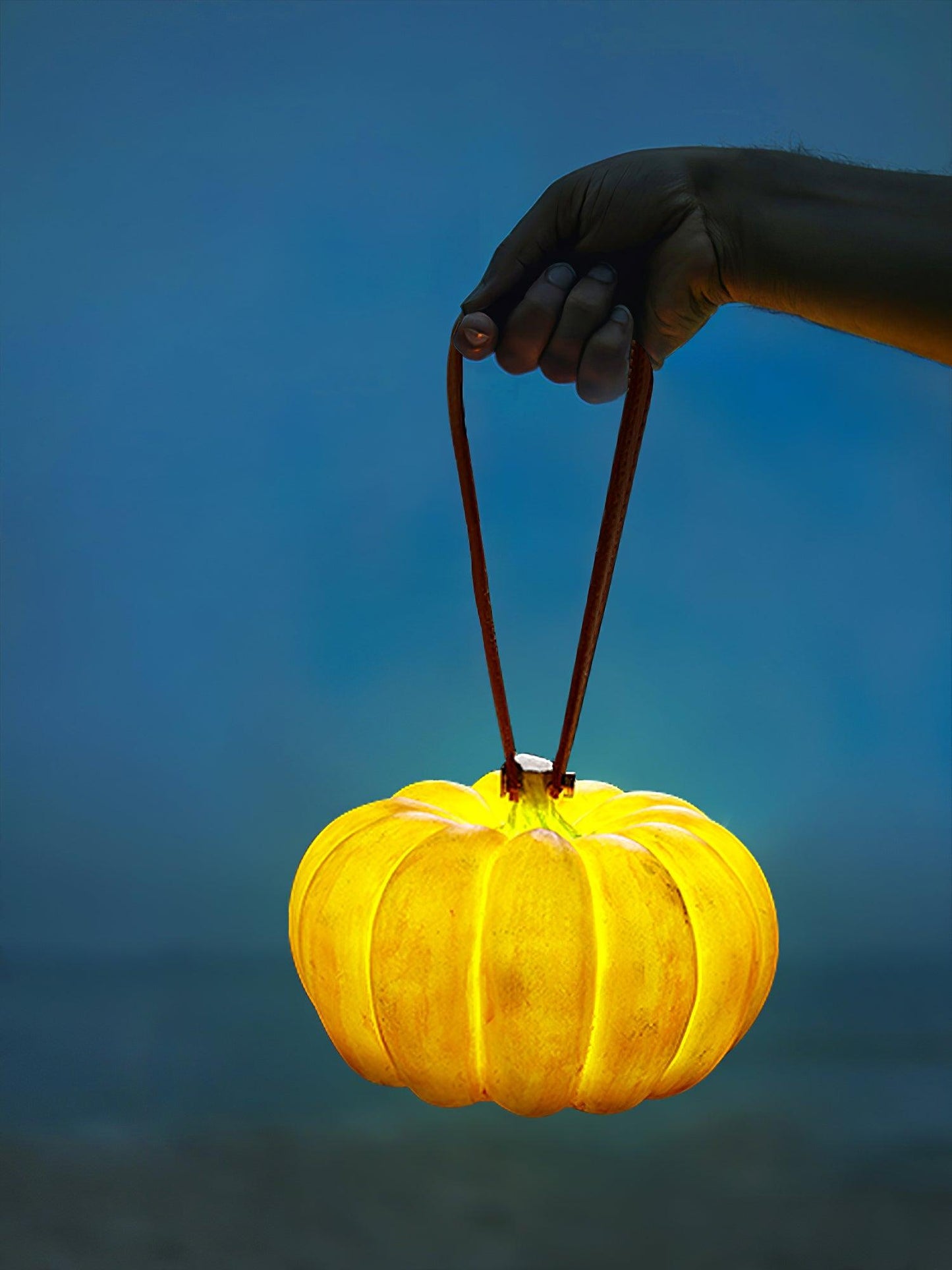 Portable Pumpkin Built-in Battery Bedside lamp Table Lamp