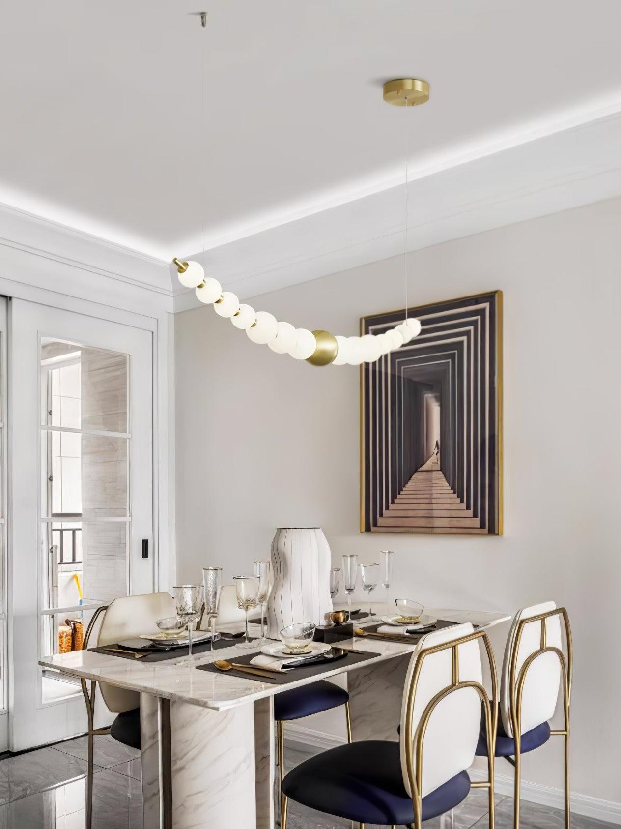 Pearl Chain Ceiling light fitting Pendant Lamp