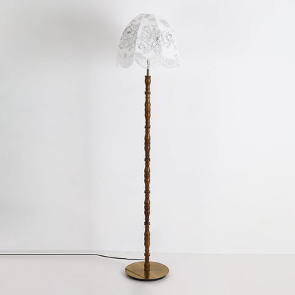 Printed Tassel Uplight Lamp Floor Lamp