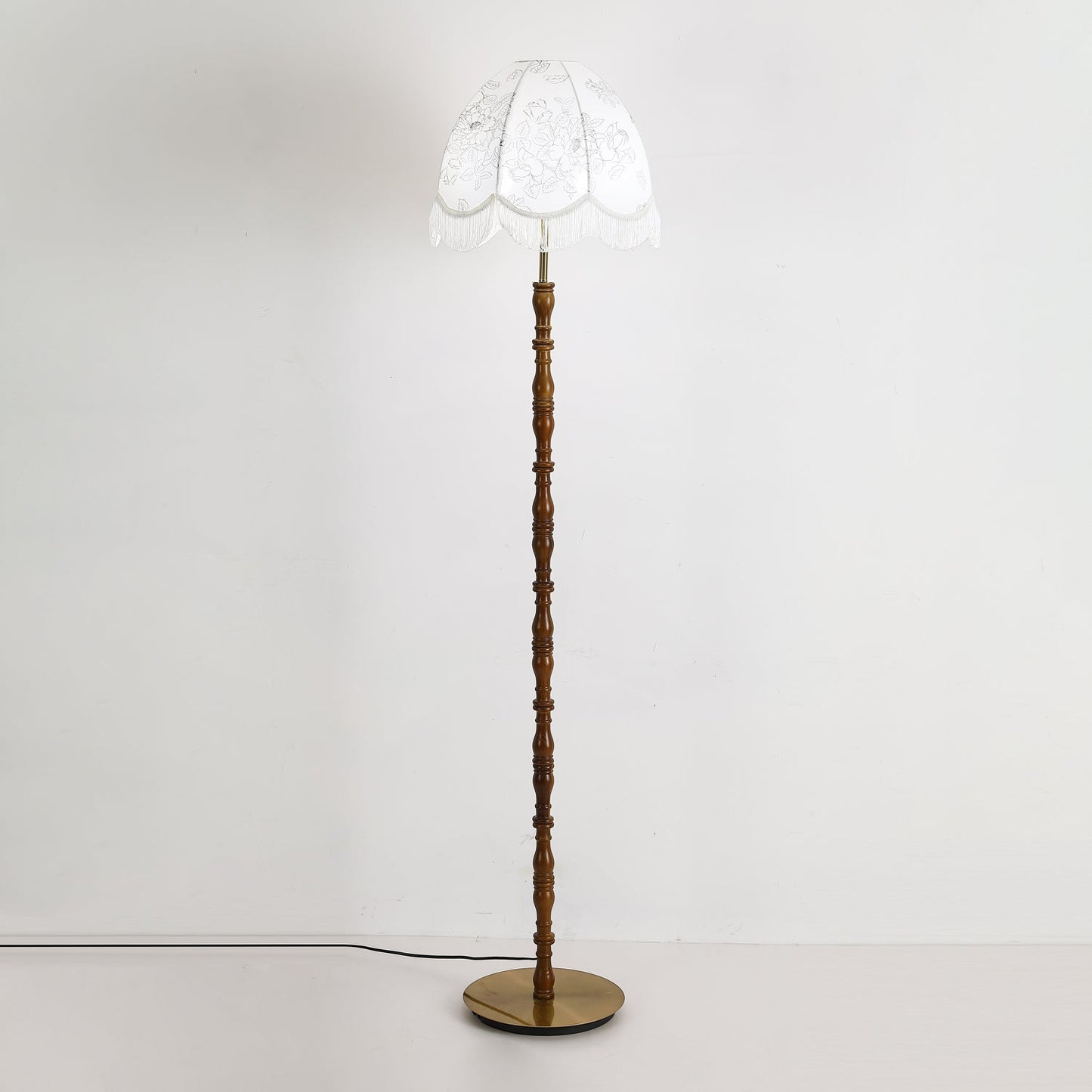 Printed Tassel Uplight Lamp Floor Lamp