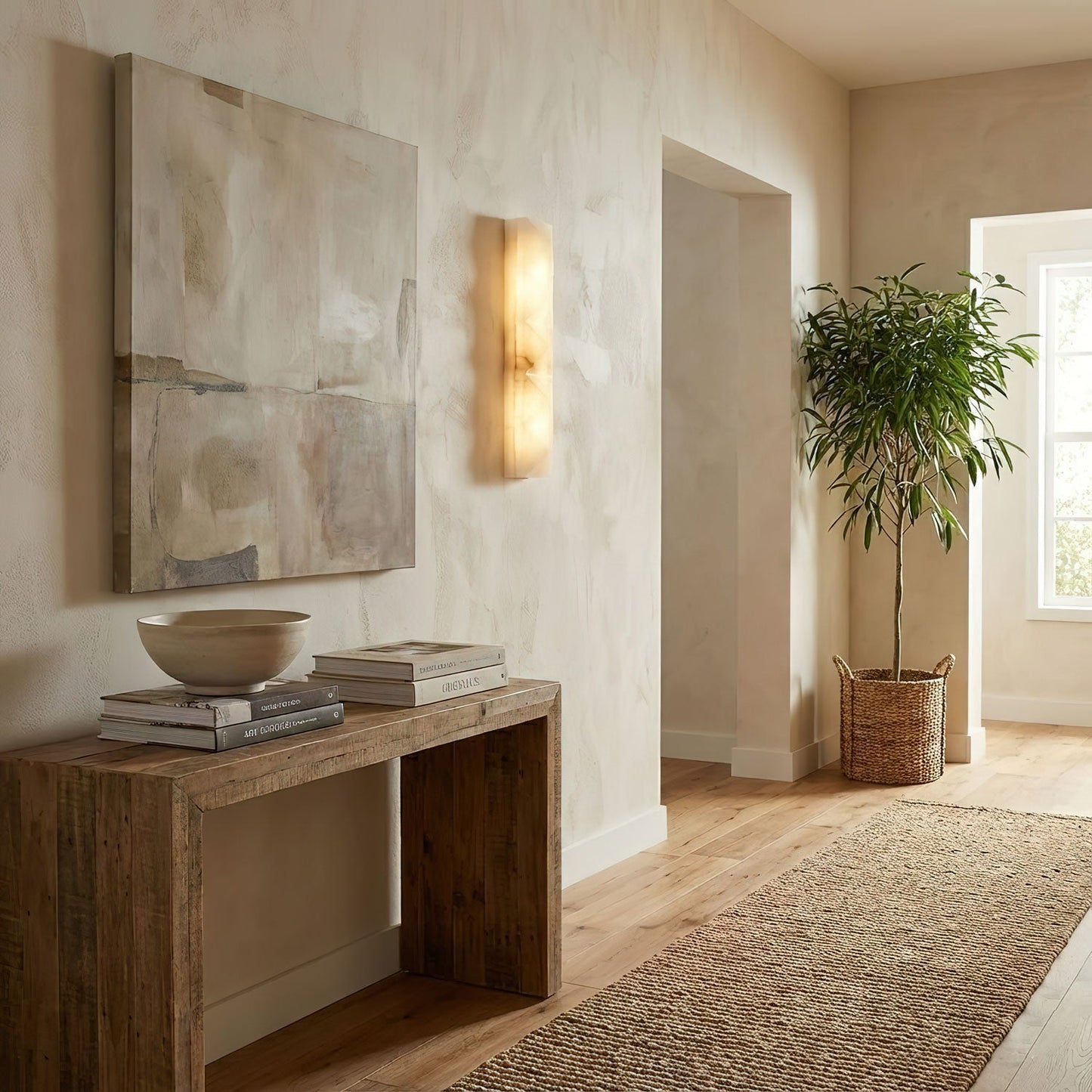 Prism Alabaster Wall Sconce