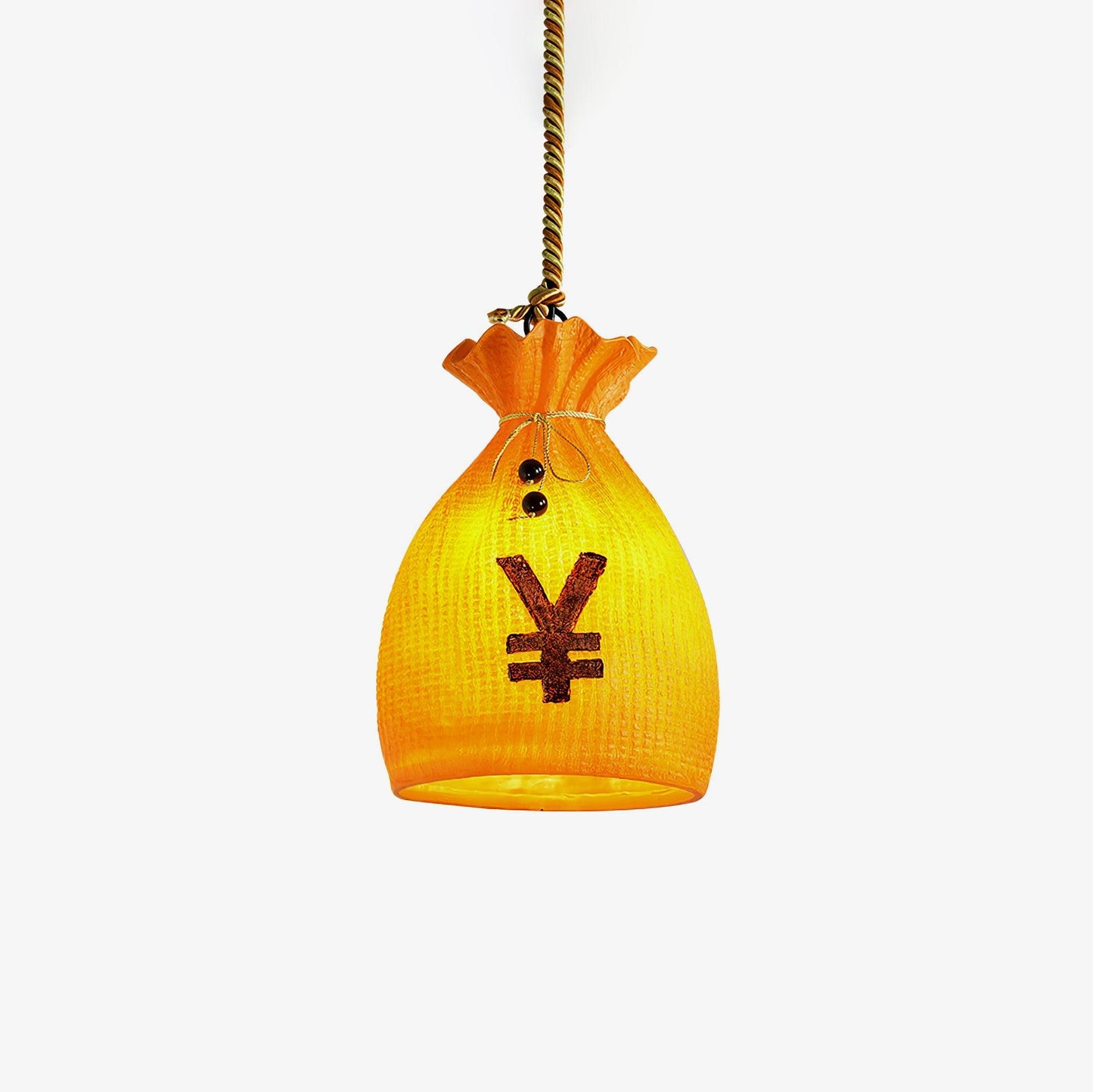 Prosperity Pouch Resin Droplight Pendant Lamp