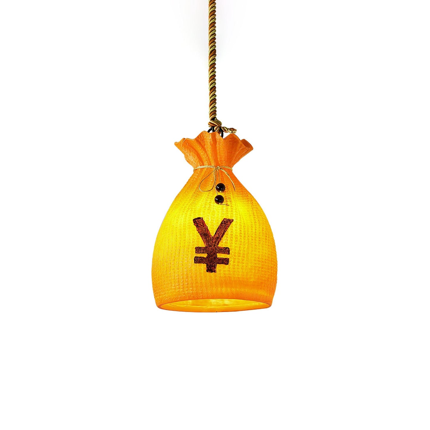 Prosperity Pouch Resin Droplight Pendant Lamp