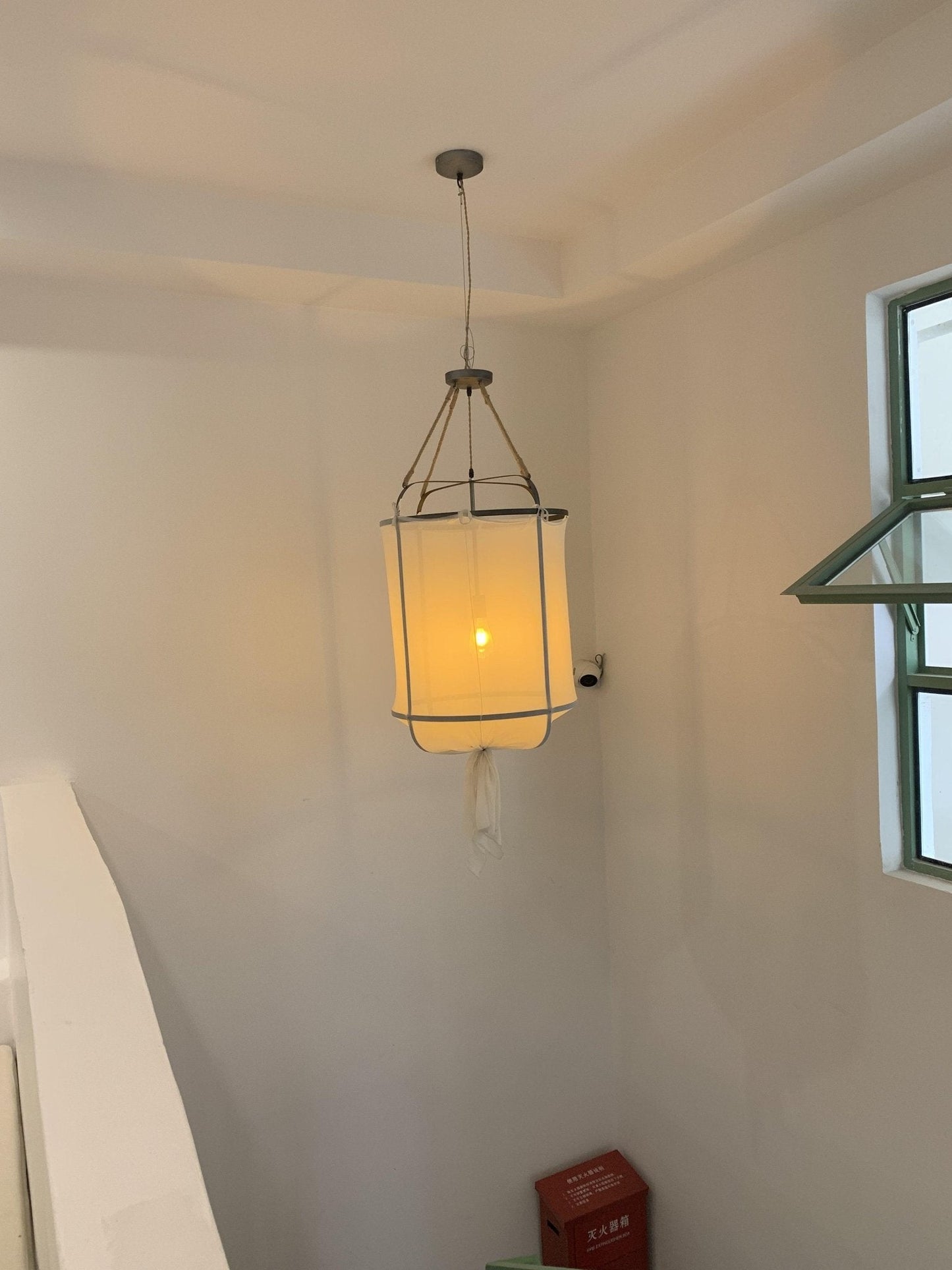 Provence Linen Houselight Pendant Light