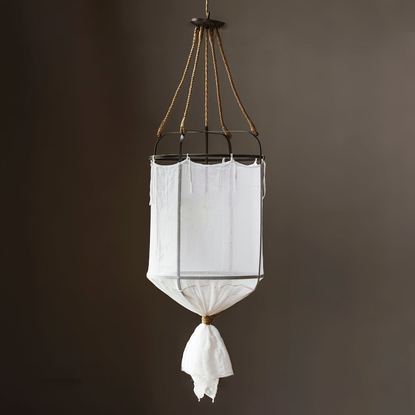 Provence Linen Houselight Pendant Light