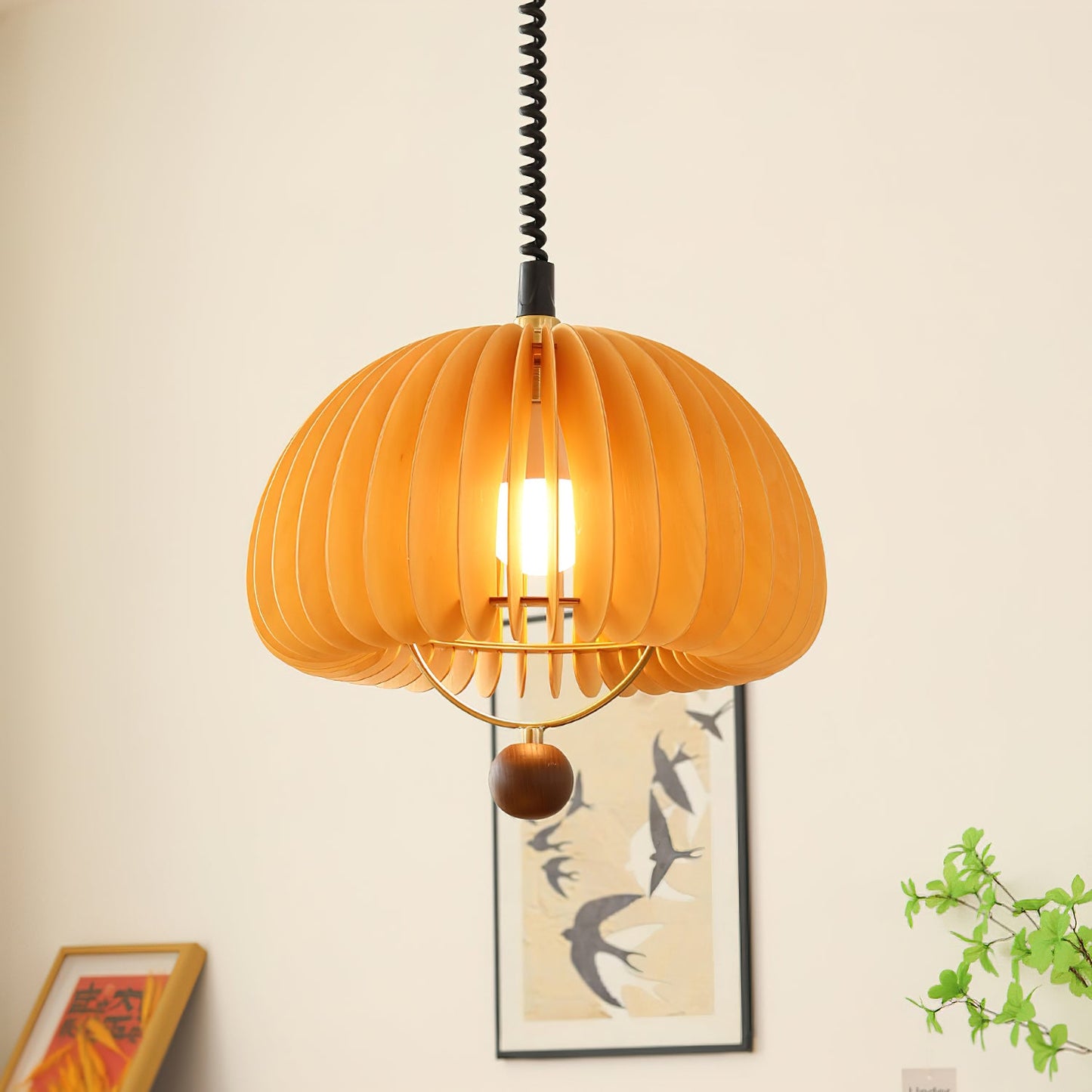 Pumpkin Adjustable Hanging light Pendant Light