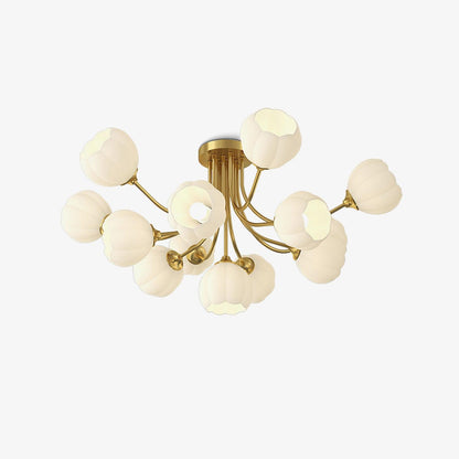 Pumpkin Brass Ceiling-mounted light Ceiling Lamp