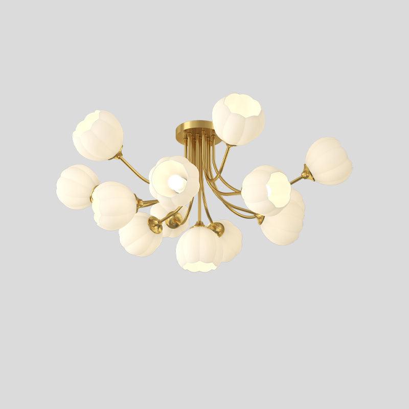 Pumpkin Brass Ceiling-mounted light Ceiling Lamp