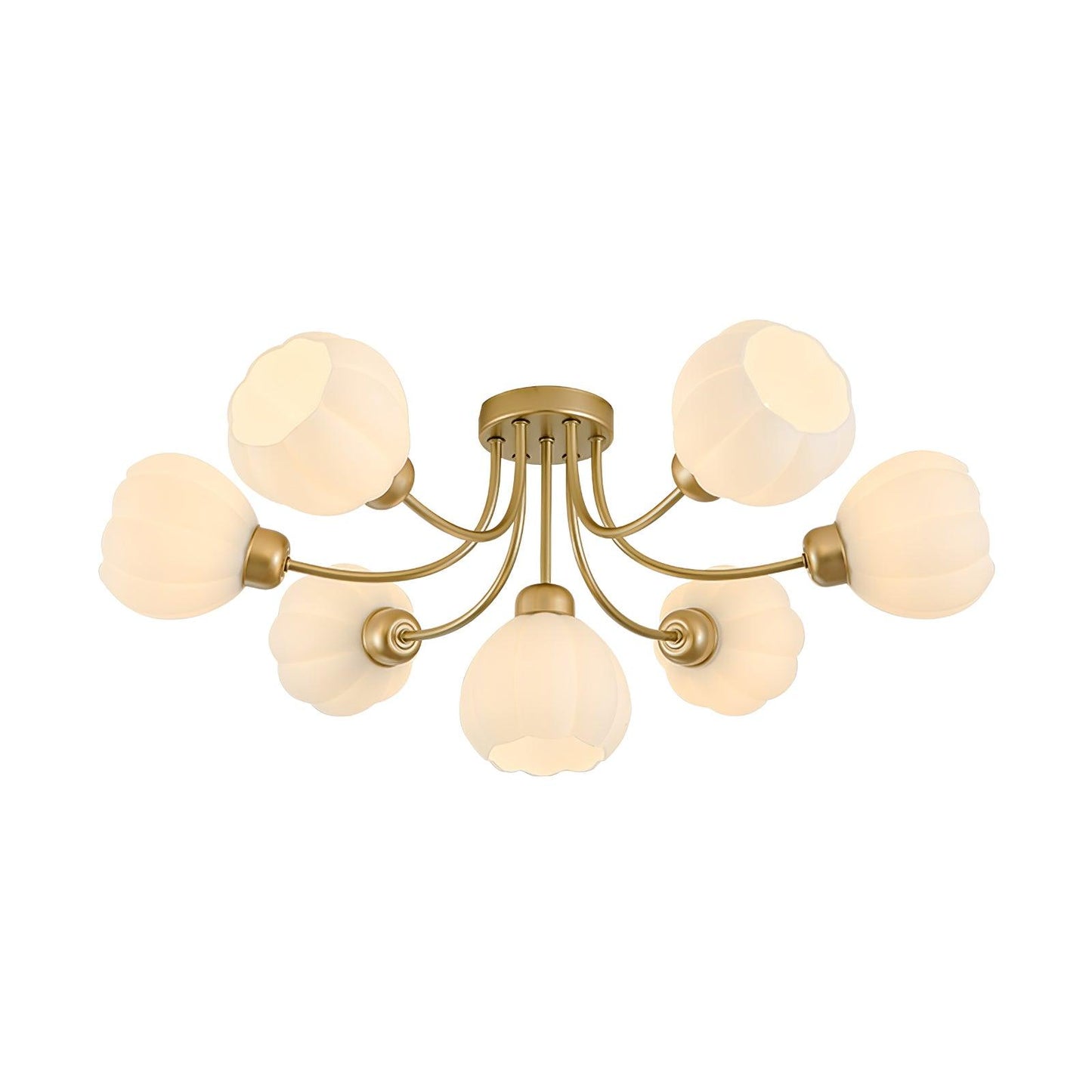 Pumpkin Brass Ceiling-mounted light Ceiling Lamp