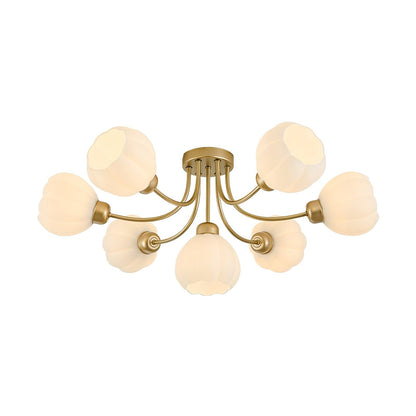 Pumpkin Brass Ceiling-mounted light Ceiling Lamp