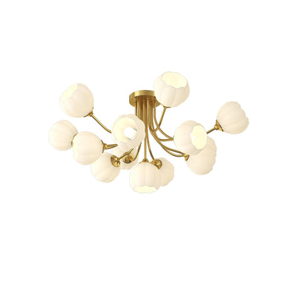 Pumpkin Brass Ceiling-mounted light Ceiling Lamp