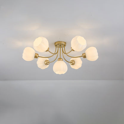 Pumpkin Brass Ceiling-mounted light Ceiling Lamp