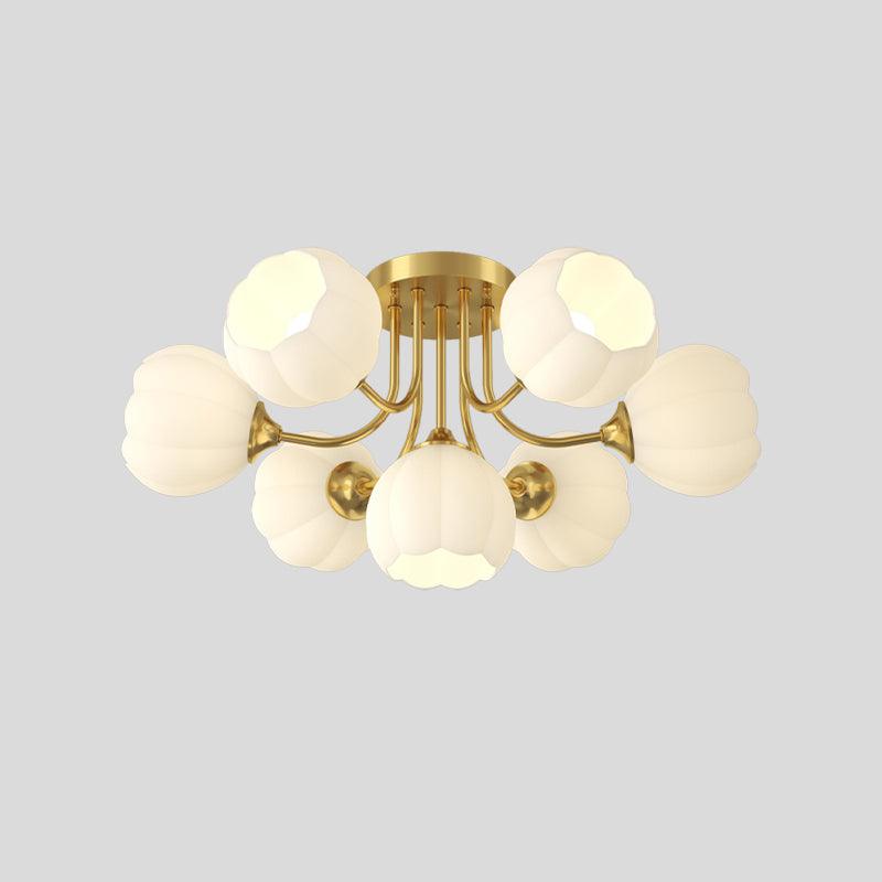 Pumpkin Brass Ceiling-mounted light Ceiling Lamp