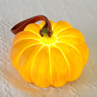 Portable Pumpkin Built-in Battery Bedside lamp Table Lamp