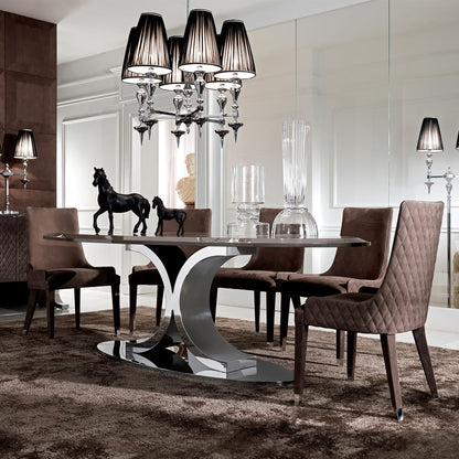 Contemporary Italian Oval Dining Table