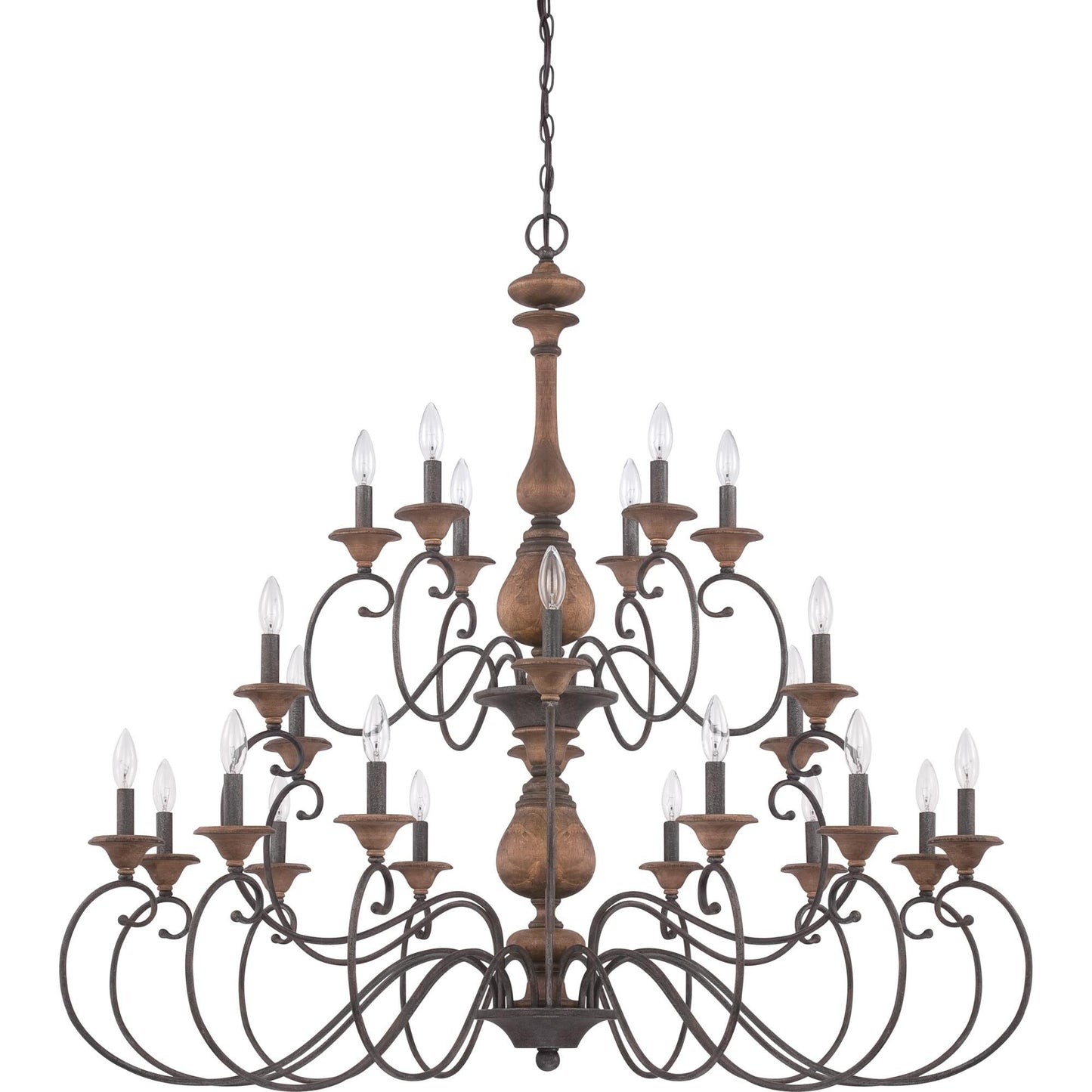 Quoizel Auburn 48 Inch 24 Light Chandelier Cp121484