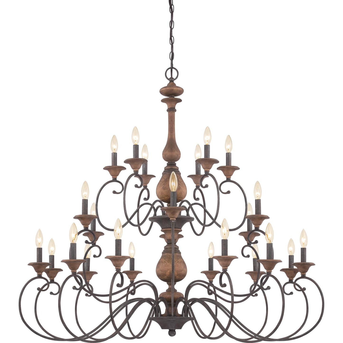 Quoizel Auburn 48 Inch 24 Light Chandelier Cp121484