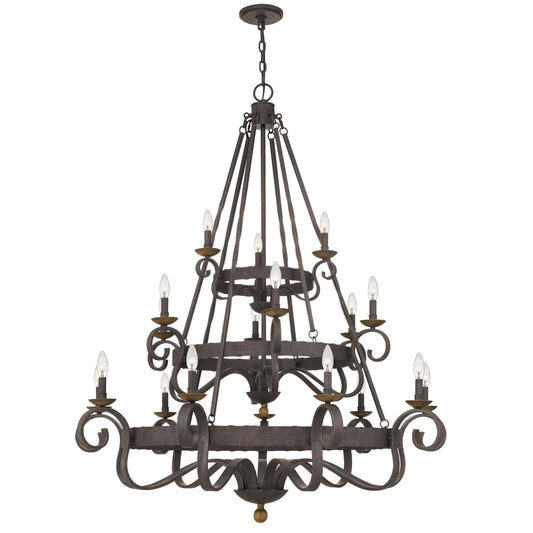 Quoizel Noble 48 Inch 18 Light Chandelier Cp388420