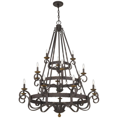 Quoizel Noble 48 Inch 18 Light Chandelier Cp388420