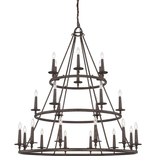 Quoizel Voyager 48 Inch 24 Light Chandelier Cp180561