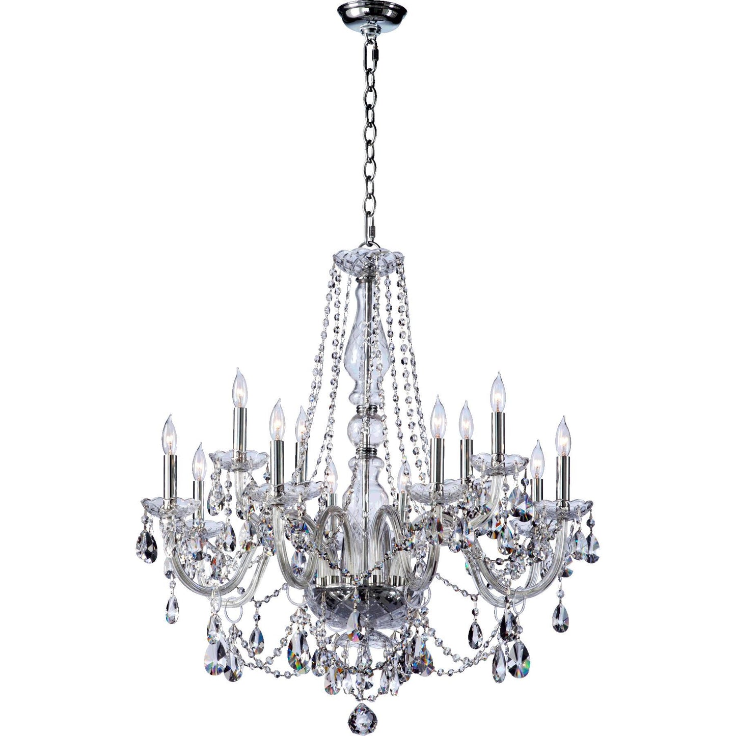 Quorum International Bohemian Katerina 32 Inch 12 Light Chandelier Cp89755