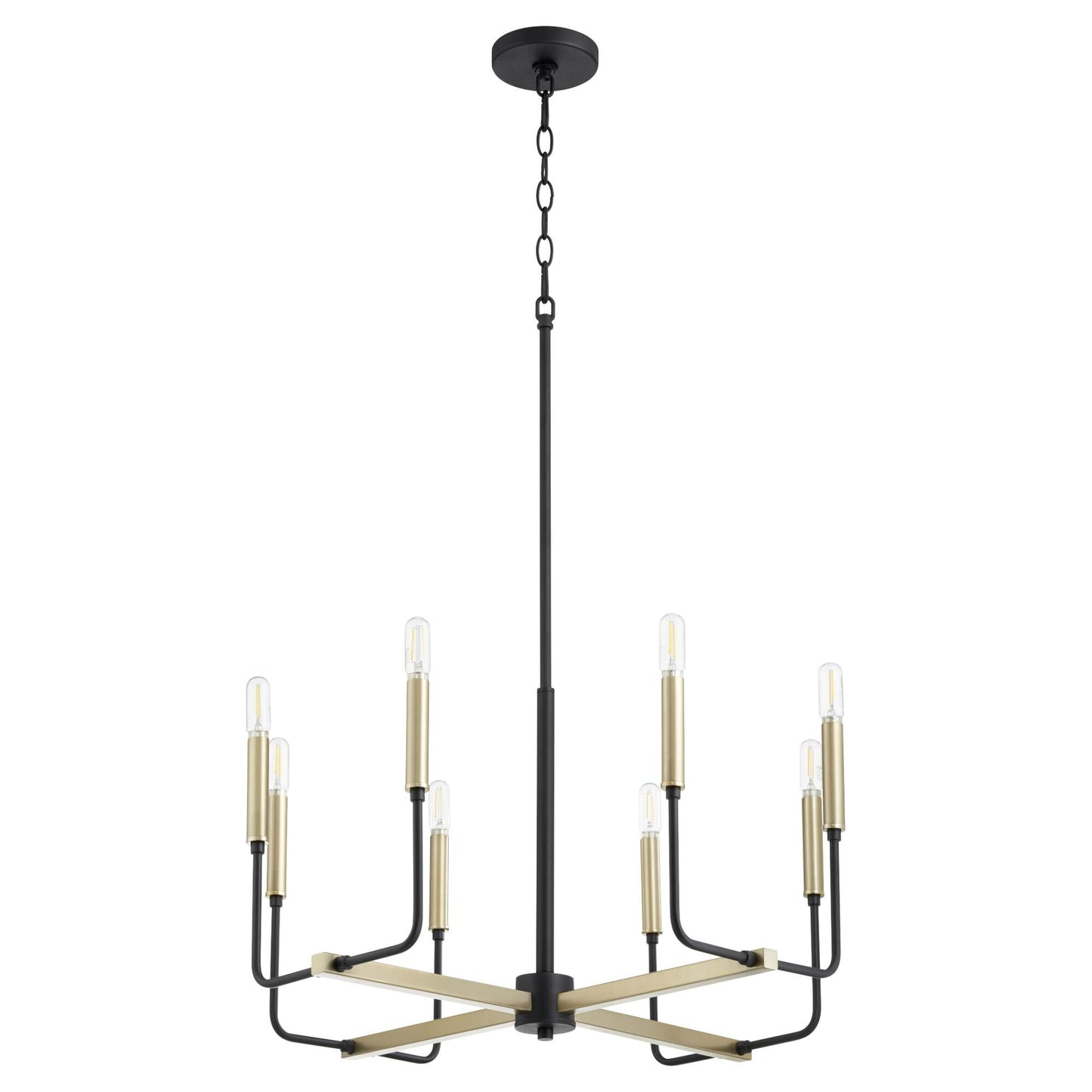 Quorum International Lacy 24 Inch 8 Light Chandelier Cp429382